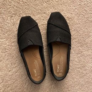 TOMS Black Flats